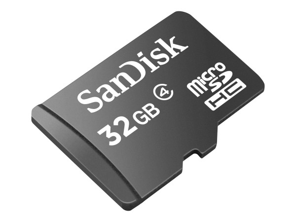 SANDISK microSDHC Class 4 Speicherkarte 32GB