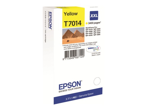 EPSON T7014 Größe XXL Gelb Tintenpatrone