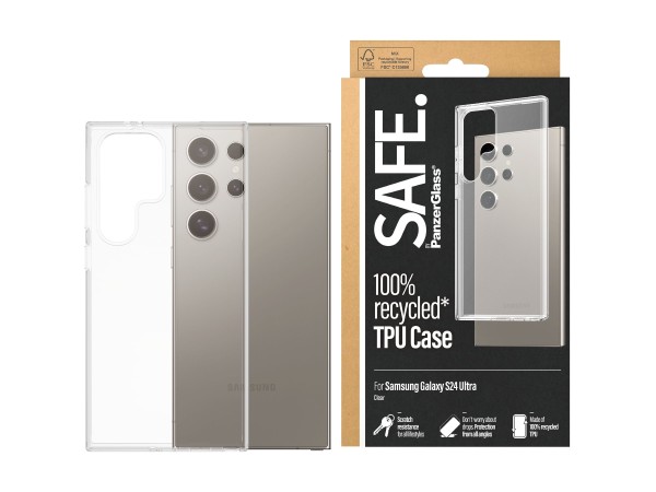 PANZERGLASS Clear TPU Backcover Samsung Galaxy S24 Ultra Transparent