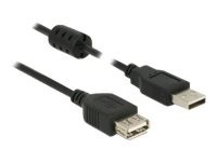 DELOCK Verlängerungskabel USB 2.0 Typ-A Stecker > USB 2.0 Typ-A Buchse 2,0 m schwarz
