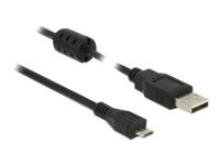 DELOCK Kabel USB 2.0 Typ-A Stecker > USB 2.0 Micro-B Stecker 0,5 m schwarz