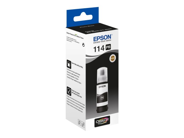 EPSON Ink/114 EcoTank Photo Black ink bottle