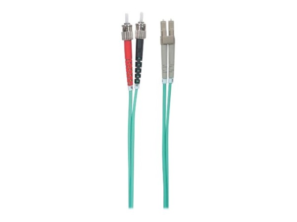 INTELLINET - Patch-Kabel - LC Multi-Mode (M) - ST multi-mode (M) - 3 m - Glasfaser - 50/125 Mikromet