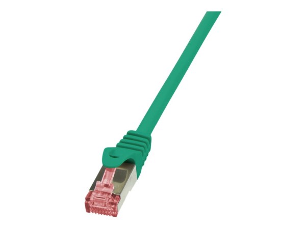 LOGILINK CQ2015S S/FTP Patchkabel Kat.6 PrimeLine grün - 0,25m