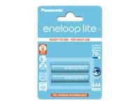 PANASONIC 1x2 Panasonic Eneloop Lite Micro AAA 550 mAh
