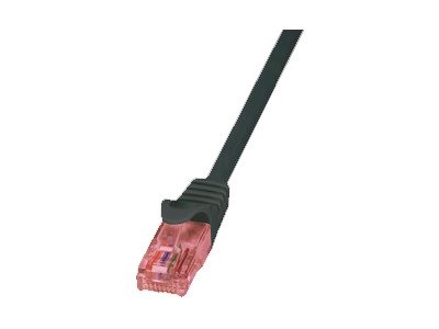 LOGILINK CAT6 U/UTP Patch Cable AWG24 LSZH schwarz 2.00m Prime Line