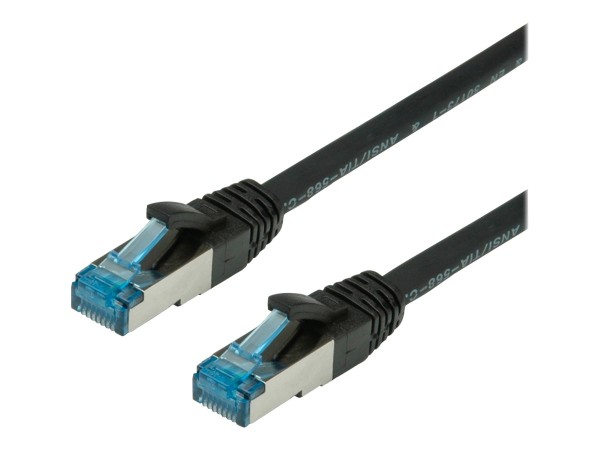 VALUE - Patch-Kabel - RJ-45 (M) - RJ-45 (M) - 15 m - SFTP - CAT 6a - gepresst, verseilt, glatt - Sch