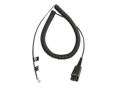 JABRA Kabelunterteil QD auf RJ10 (Regel-Belegung, 2 m, spiral)