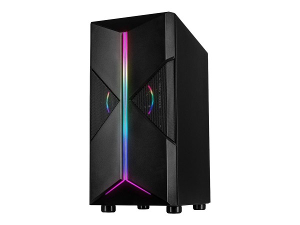 INTERTECH 3306 Cavy Midi - RGB - adressierbare RGB infinity-Effekt-Blende 1x USB 3.0 2