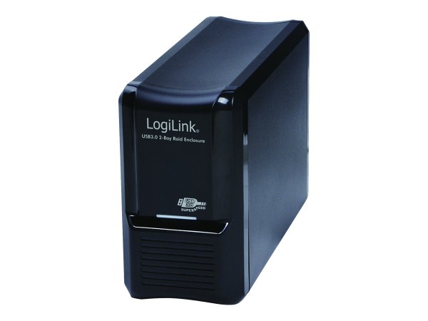 LOGILINK Festplattengehäuse USB 3.0 2-Bay RAID