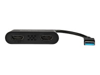 STARTECH.COM USB auf Dual HDMI Adapter - 4K - USB zu HDMI Adapter - USB 3.0 auf HDMI - USB zu HDMI D