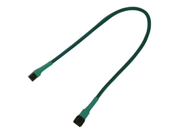 NANOXIA Kabel Nanoxia 3-Pin Verlängerung, 30 cm, grün