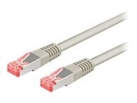 GOOBAY Patchk. CAT 6-050 SFTP PIMF grau 0,5m bulk