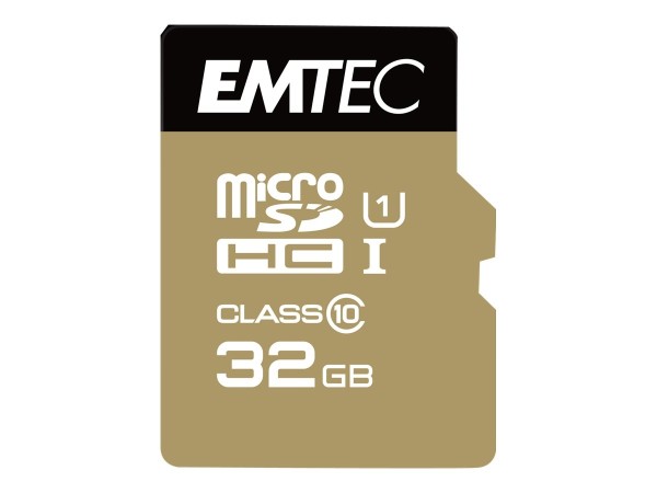 EMTEC microSDHC 32GB Class10 Gold +
