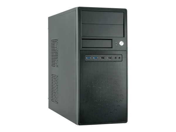 CHIEFTEC Mesh Series CG-04B-OP - Midi Tower - ATX - ohne Netzteil (ATX) - Schwarz - USB/Audio