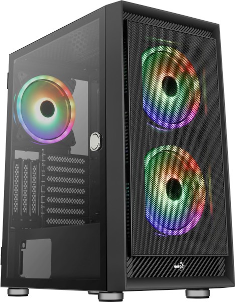 AEROCOOL Midi Graphite black v3 MicroATX/ATX/MiniITX o.N