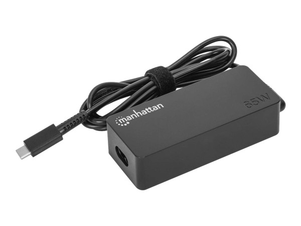 MANHATTAN USB-C Power Delivery Laptop-Netzteil 65 W schwarz