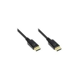 GOOD CONNECTIONS DisplayPort beidseitig Anschlusskabel vergoldet schwarz 1m