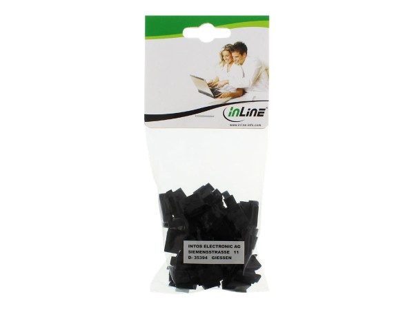 INLINE 50er Pack InLine® Staubschutz, für DisplayPort Buchse, schwarz