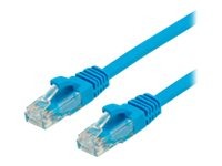 VALUE - Patch-Kabel - RJ-45 (M) bis RJ-45 (M) - 1.5 m - UTP - CAT 6a - geformt - Blau (21.99.1484)