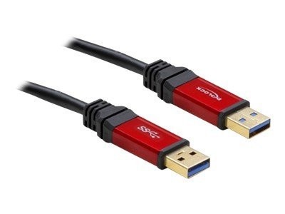 DELOCK Kabel USB 3.0 rot A-A St/St 3.0m