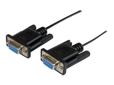 STARTECH.COM 1m DB9 RS232 Seriell Nullmodemkabel - Bu/Bu - 9-pin seriell Null-Modem Anschlusskabel -