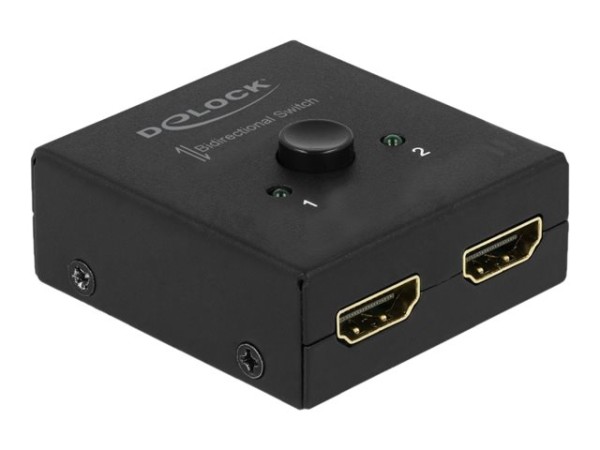 DELOCK HDMI 2 - 1 Umschalter bidirektional 4K 60 Hz kompakt