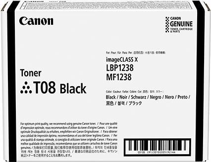 CANON T08 - Schwarz - Original - Tonerpatrone - für i-SENSYS X 1238i, X 1238iF, X 1238p, X 1238Pr