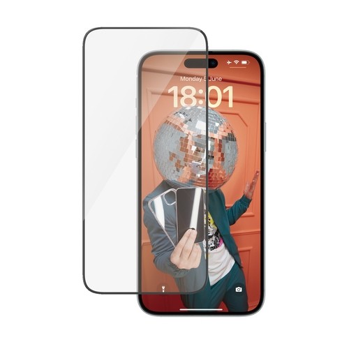 PANZERGLASS Displayschutz iPhone 15 Plus | Ultra-Wide Fit
