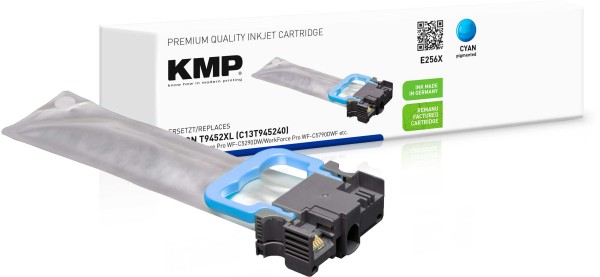 KMP Patrone Epson T9452 cyan 5000 S. E256X remanufactured