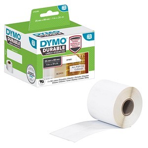DYMO LW-Kunststoff-Etiketten, 2 Rollen a 350 Etiketten