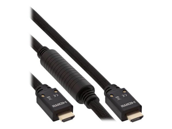 INLINE HDMI Aktiv-Kabel 25m - Gold