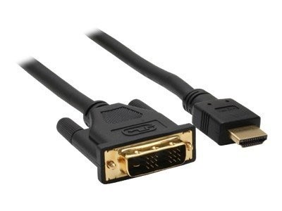 INLINE HDMI-DVI Kabel, vergoldete Kontakte, 19pol St auf 18+1 St, 1,5m