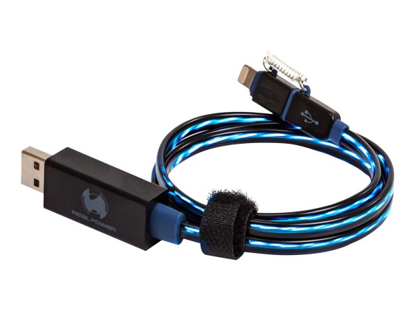 REALPOWER floating cable 2in1 - Lade-/Datenkabel für iPad/iPhone/iPod/Mobiltelefon - Lightning / USB