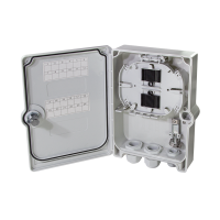LOGILINK FTTH/FTTB-Anschlussleergehäuse, 6x LC/QD o. SC/DX
