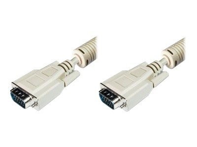 DIGITUS Cable VGA HD DSUB 15 M/M - 1,8m