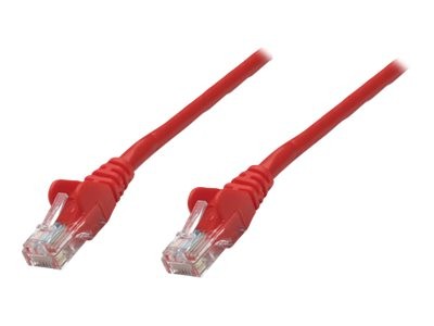 INTELLINET Netzwerkkabel Cat6 S/FTP CU LS0H 0,25m Rot RJ-45 Stecker / RJ-45 Stecker Vergoldete Konta