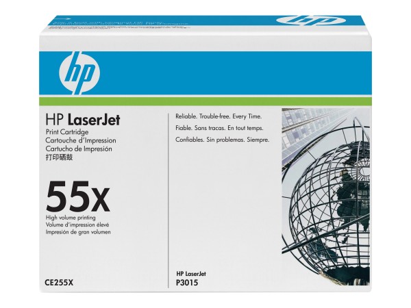 HP 55X 2er Pack Schwarz LaserJet Tonerpatrone (CE255XD)