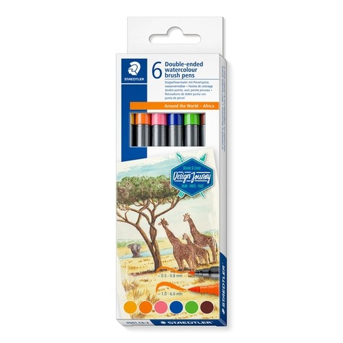 STAEDTLER Doppel-Fasermaler "Afrika"