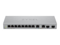 ZYXEL V2, 12-Port Managed MultiGig Switch mit 8-Ports 1G, 2-Ports 2.5G, 2-Ports 10G SFP+