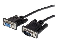 STARTECH.COM Serielles DB9 RS232 Verlängerungskabel 3m - RS 232 DB-9 Kabel Verlängerung- DB 9 (Steck