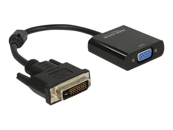 DELOCK Adapter DVI-D 24+1 Stecker > VGA