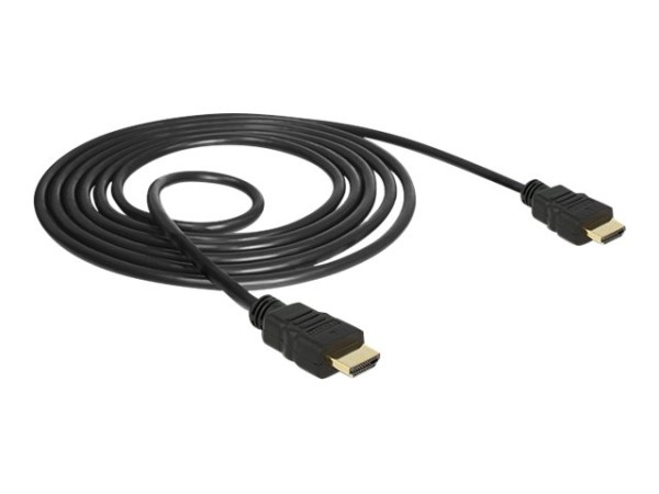 DELOCK Kabel HDMI A Stecker>HDMI A Stecker Ethernet 4k, 1,5m