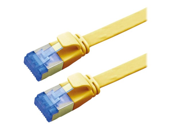 VALUE 21992132 RJ45 Netzwerkkabel, Patchkabel CAT 6a F/UTP 2.00 m Gelb 1 St.