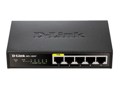 DLINK Switch DES-1005P/E 5x10/100 1xPOE