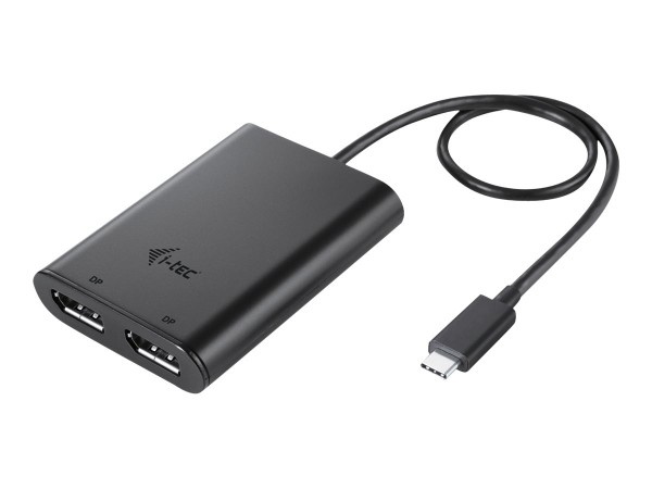 I-TEC C31DUAL4KDP USB-C zu Dual DisplayPort Videoadapter 4K Ultra HD