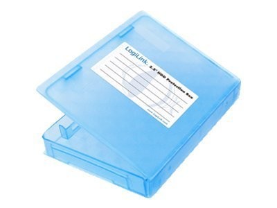 Logilink HD-Schutzbox für 1x 6.3cm (2,5") blau wasseresistent