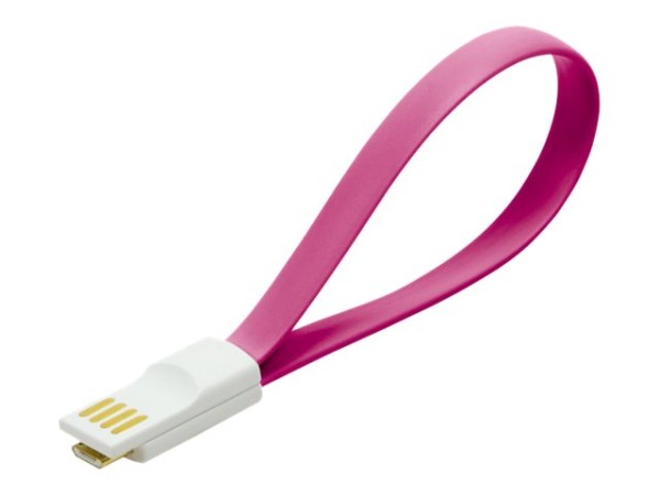 LogiLink USB Cable USB 2.0 AM to Micro BM pink
