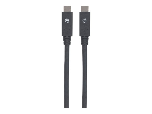 MANHATTAN USB 3.1 Gen1 Kabel C-Stecker/C-Stecker 2m schwarz