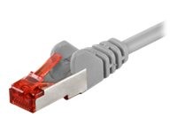 WENTRONIC Netzwerkkabel CAT6 RJ-45/RJ-45 - 2m Grau